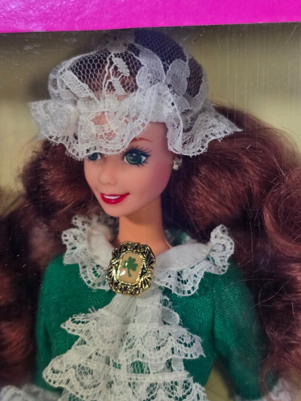 1994 Barbie Dolls Of The World Irish Barbie Ireland #12998 New In Box Read - Picture 3 of 7